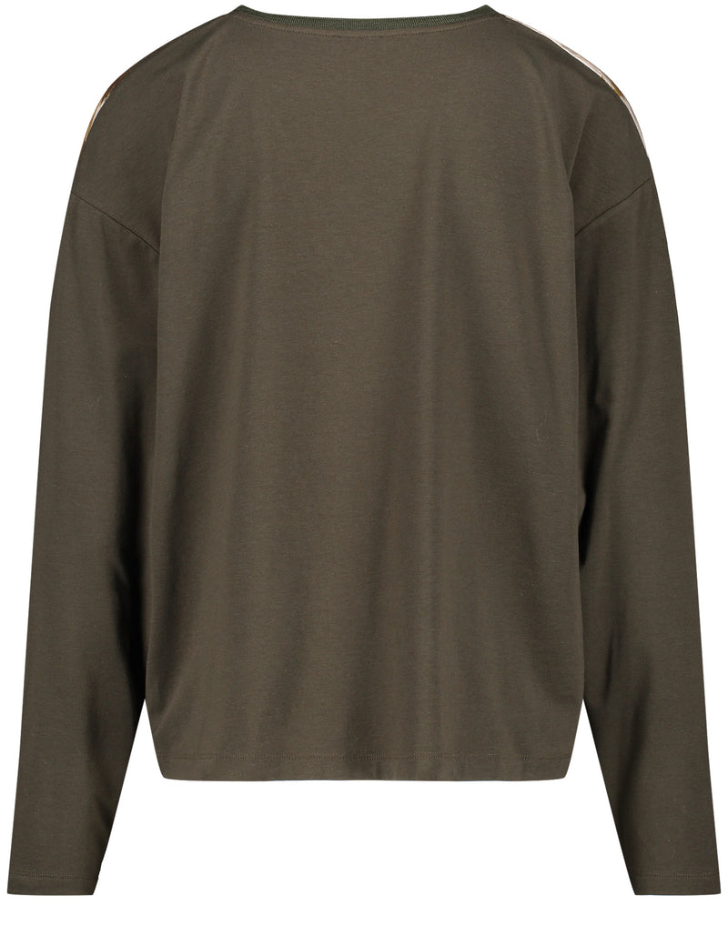 Urban Forest V Neck Jumper - Cedar/clay