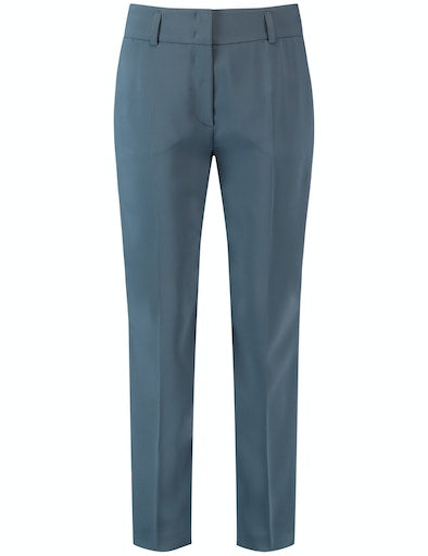 Timeless Blue Crop Trouser - Petrol