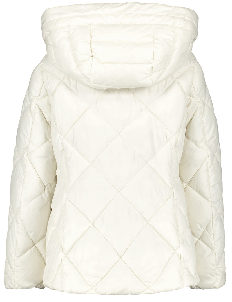 Nos Hooded Padded Jacket - Ivory