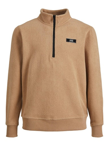 Classic 1/2 Zip Sweater - Tannin