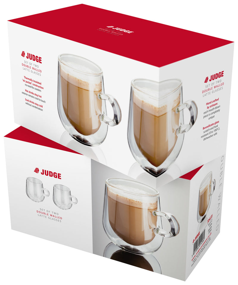 Latte Glass Set of 2 275ml JDG35