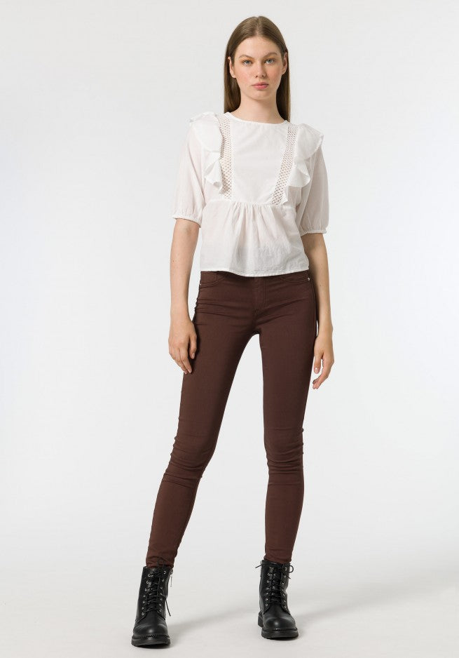 One Size Double Comfort Skinny - Brown