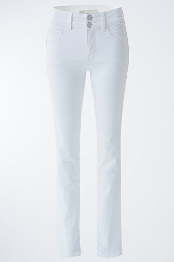 Secret Push In Slim Jean - White