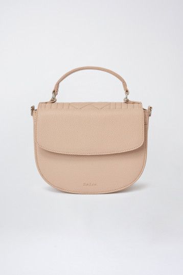 Messenger Crossbody Bag - Beige