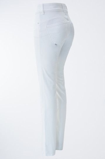 Secret Push In Slim Jean - White