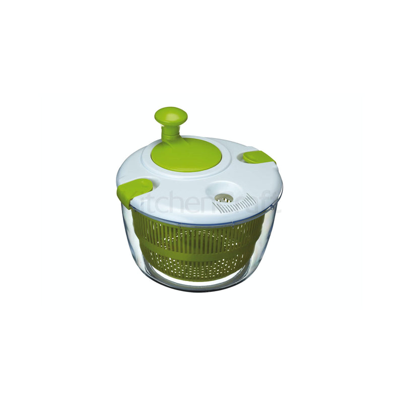 Large Salad Spinner White/Green