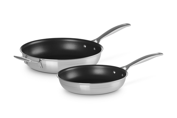CHEFS SPECIAL PRICE - 3-Ply 2-Piece Frying Pan Set 24cm & 28cm