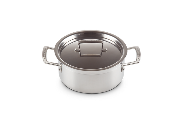 Cooks Special Price - 3-ply Shallow Casserole 24cm