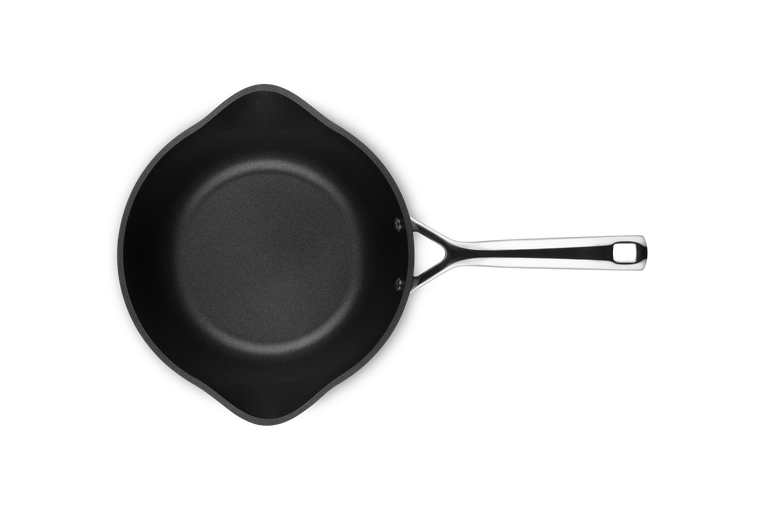Toughened Non-Stick 24cm Chef's Pan with Pouring Spouts