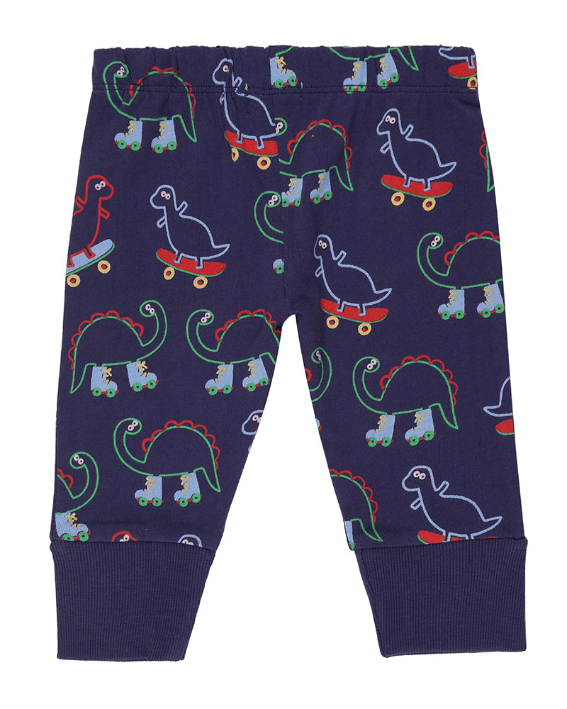 2 Pack Dino Stripe Bottoms - Multi