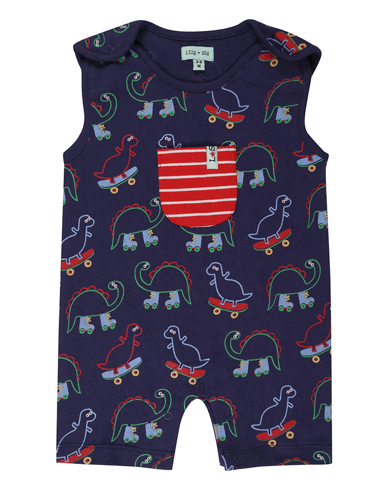 Dino Dungaree Set - Multi