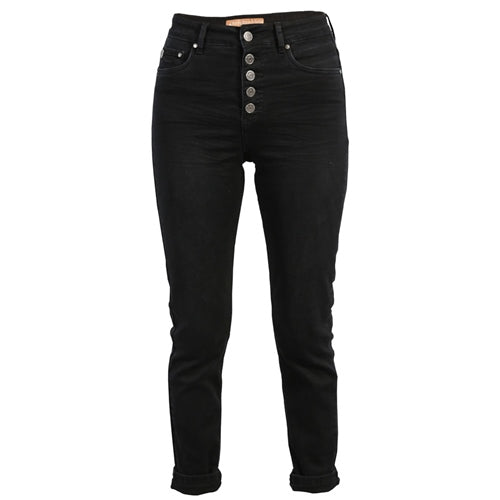 Meg Mom Jean - Vintage Black