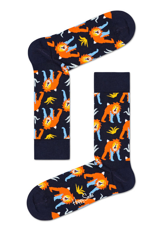 Monkey Sock - Navy