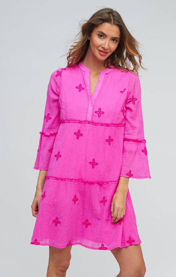 Mercedes Coverup - Fuchsia