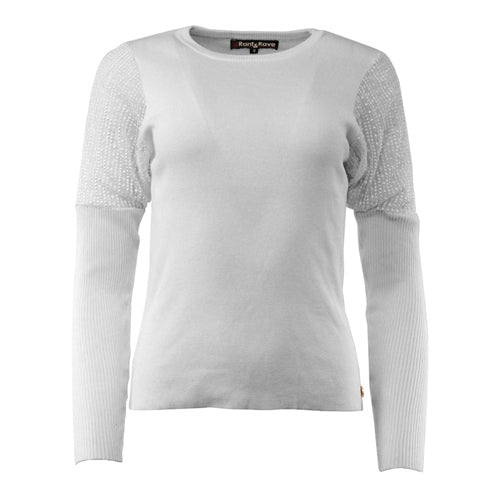 Miranda Sequin Jumper - Ivory