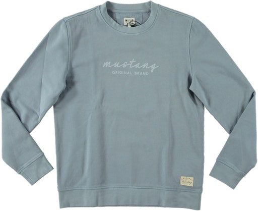 Round Neck Jumper - Ashley Blue