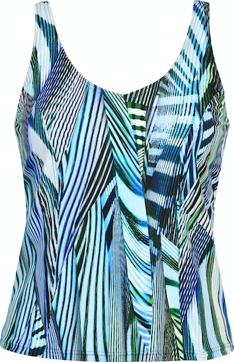 Tankini - Aqua/Navy