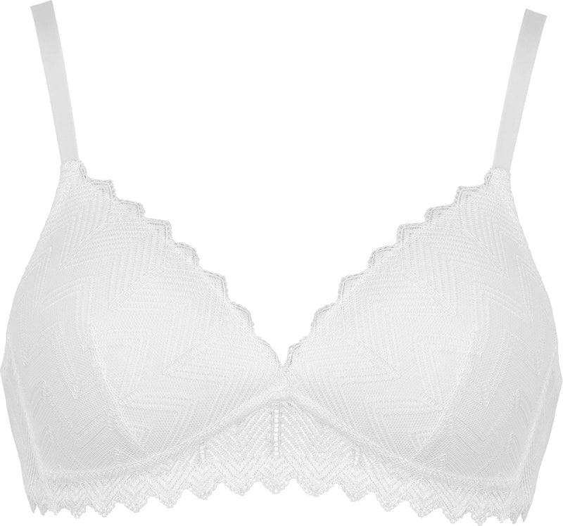 Padded Non Wired Bra - White