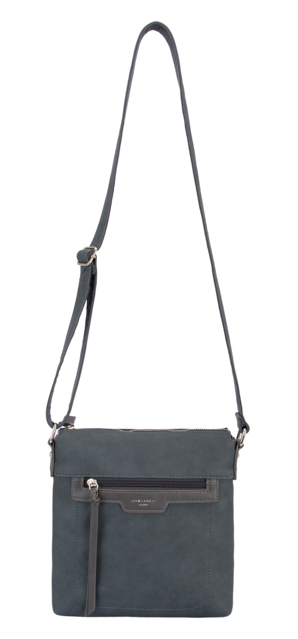 Ziptop Cross-Body - Dark Grey