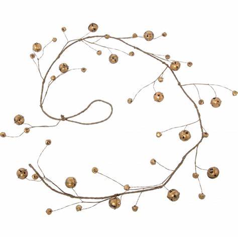 Bell Garland 20 Led - Gold