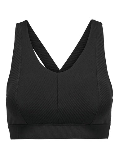 Mia Cross Sports Bra - Black