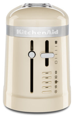 2-Slice Long Slot Toaster - Cream