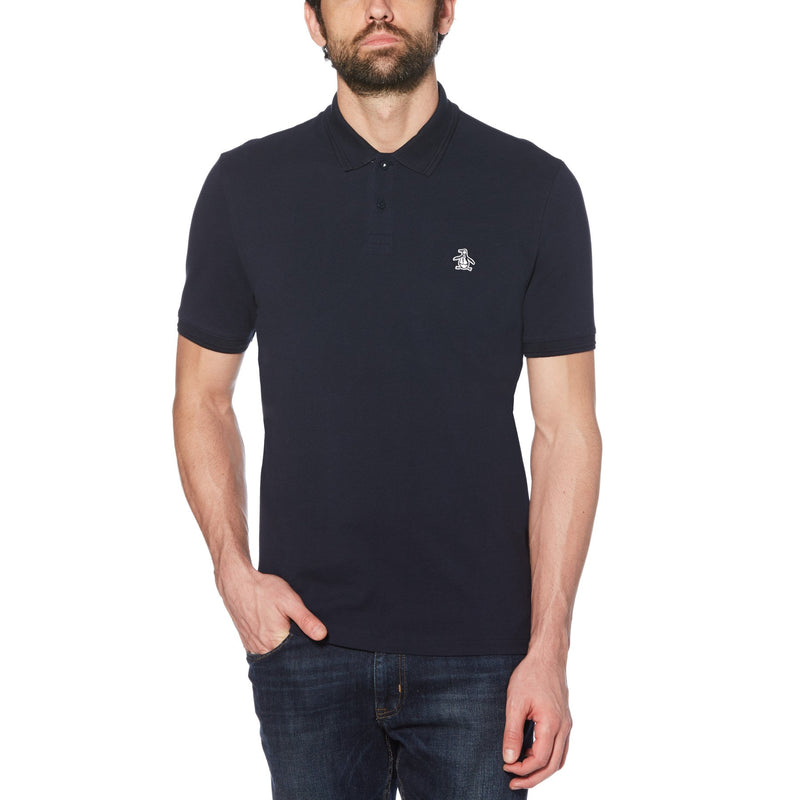 Raised Rib Polo - Dark Sapphire