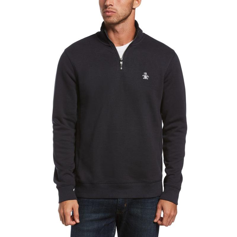 Fleece 1/4 Zip Knit - Dark Sapphire