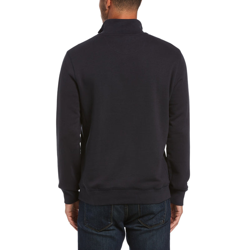 Fleece 1/4 Zip Knit - Dark Sapphire