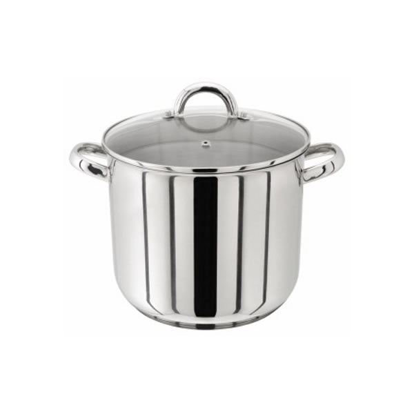 Judge Stainless Steel Stockpot with Glass Lid - 20CM