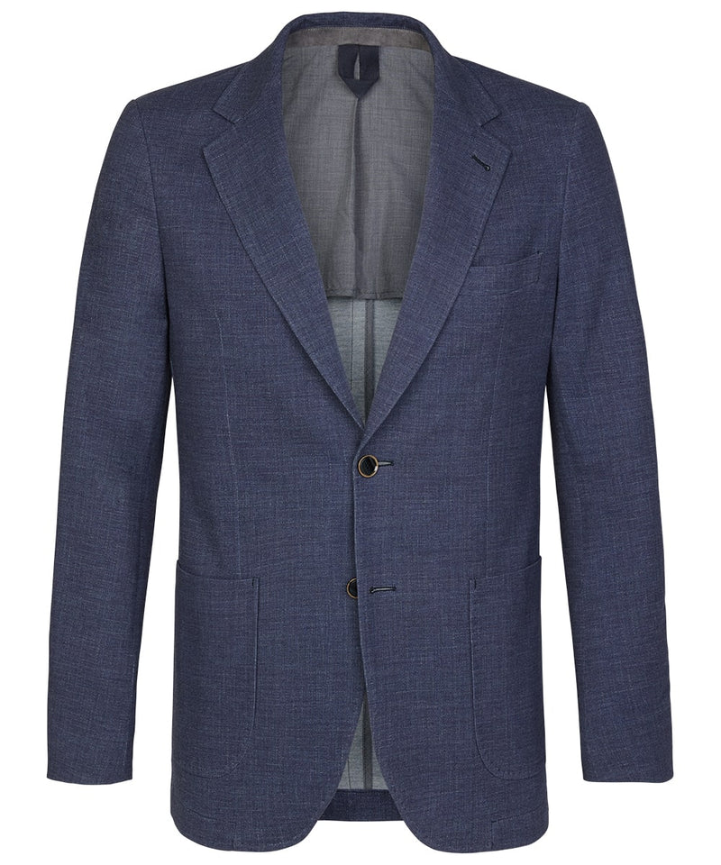 Profuomo Hopsack Blazer - Navy