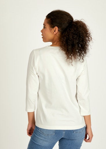 Vancouver 3/4 Sleeve T-Shirt - Natural