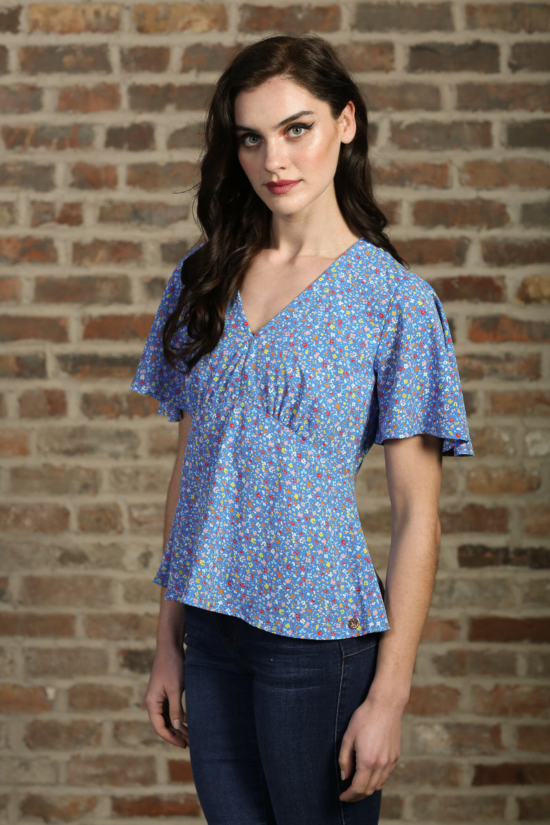 Erin Top - Blue