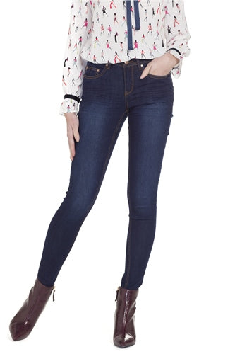 Loretta Tummy Tuck Jeans Dark Wash