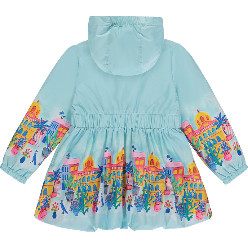 Unique All Over Print Jacket - Aqua