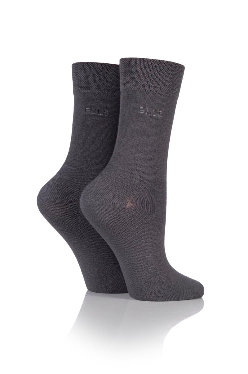 Pure Natural Bamboo Socks - Charcoal