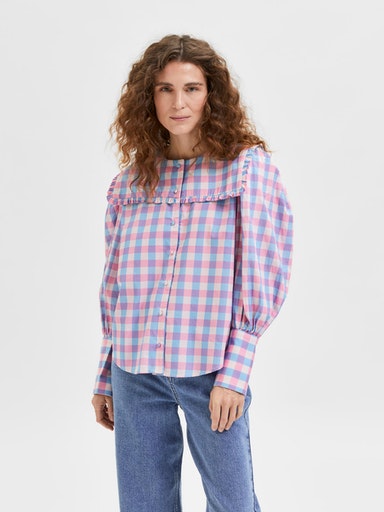 Blair Sailor Collar Shirt - Violet Tulip