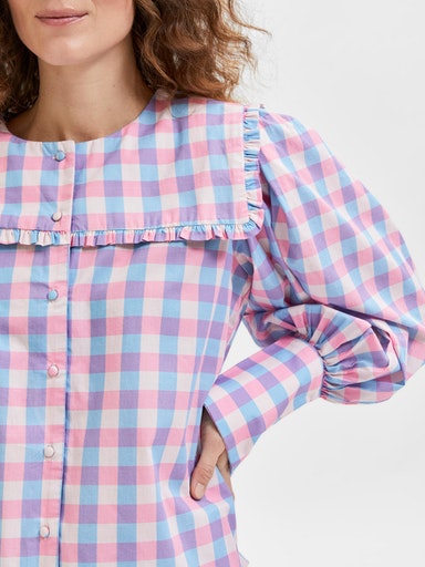 Blair Sailor Collar Shirt - Violet Tulip