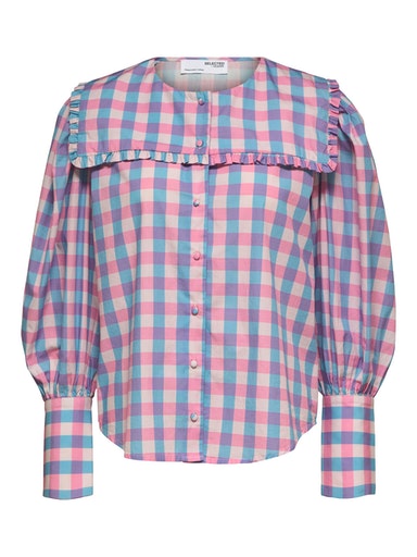 Blair Sailor Collar Shirt - Violet Tulip