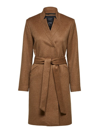 Mella Wool Coat - Tigers Eye