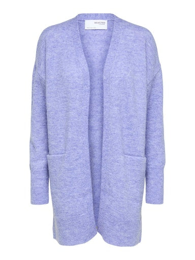 Lulu Long Cardigan - Jacaranda Melange