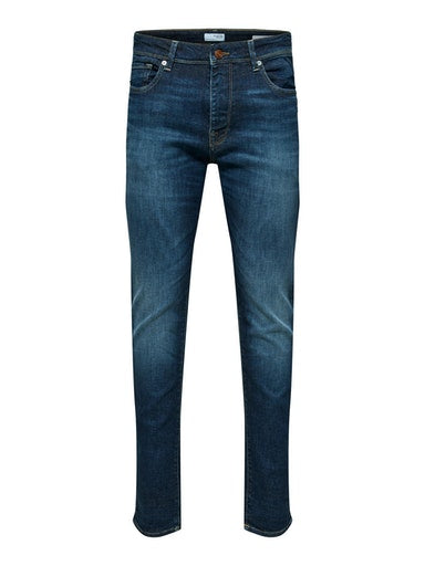 Leon Slim Jean - Dark Blue Denim