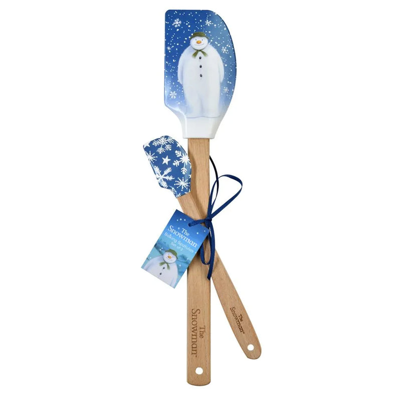 The Snowman Set 2 Spatulas - Blue