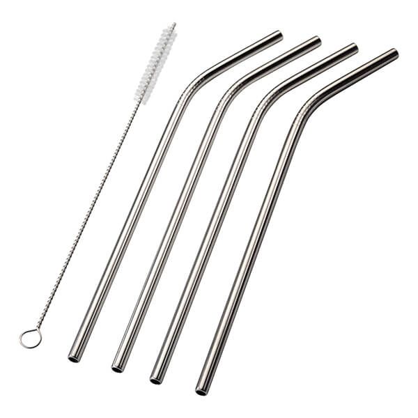 Smidge 4 Piece Curved Straw Set