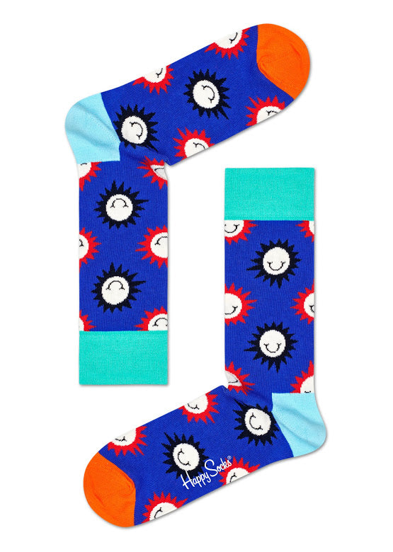 Sunny Smile Sock - Blue