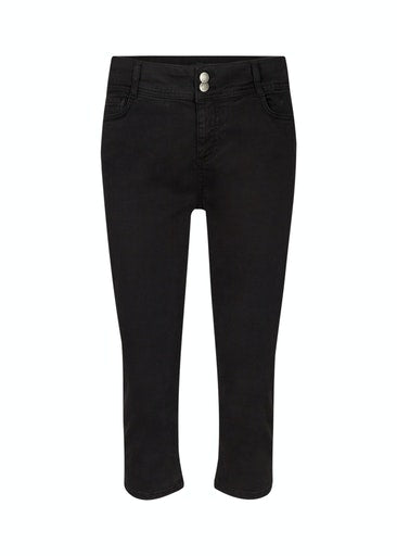 Erna 9 Crop Trouser - Black