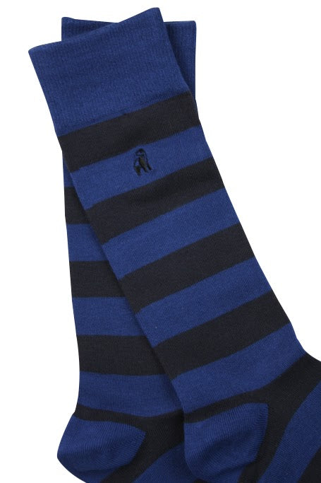 Stripe Sock - Charcoal