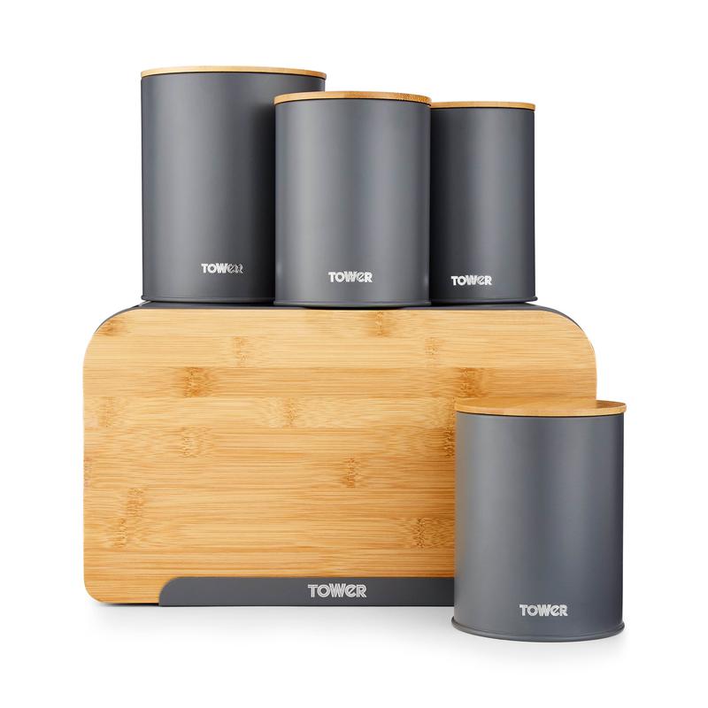 Scandi 5 Piece Storage Grey