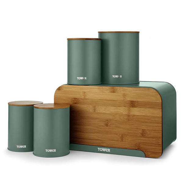 Scandi 5 Piece Storage Jade