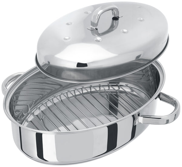 32CM Oval Roaster With Self Basting Lid